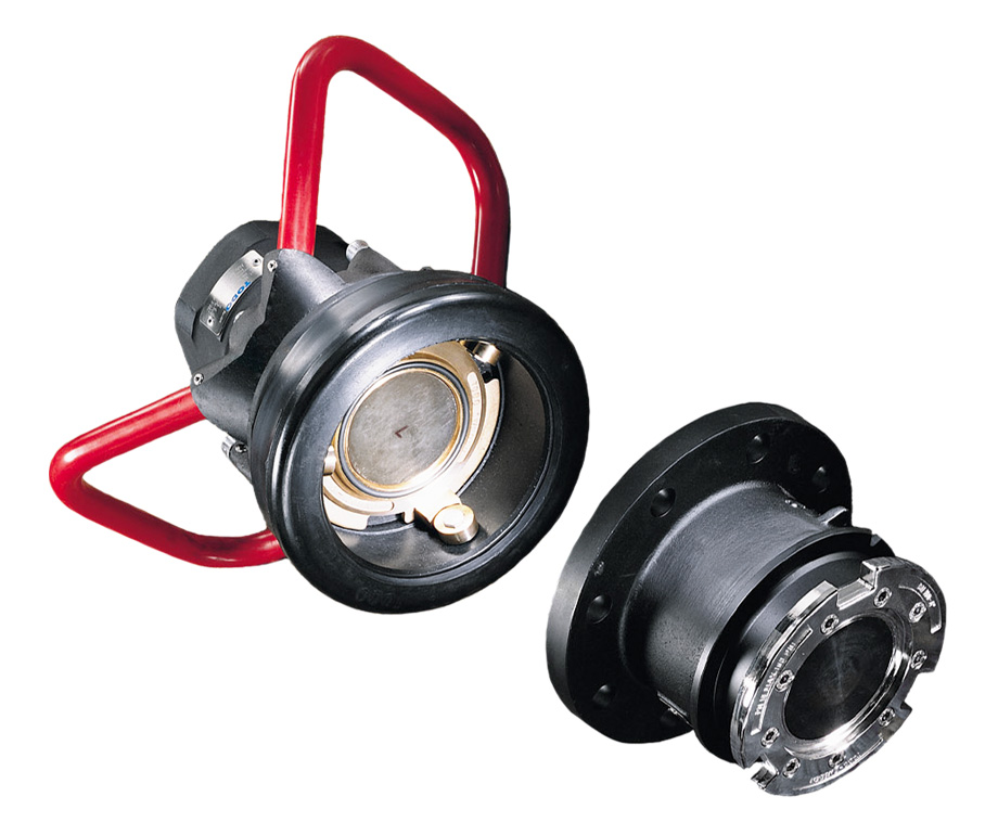 TODO Mutterteil mit 2 Griffen und Vaterteil mit Flansch